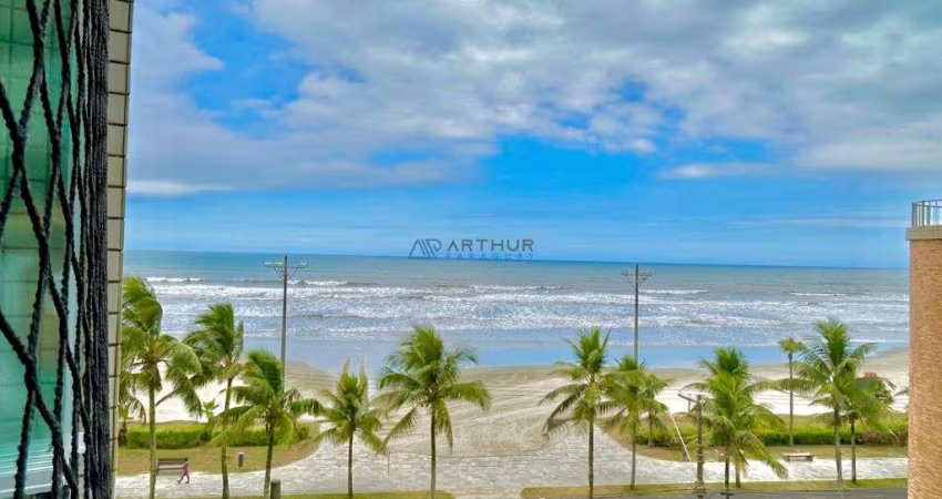 Apartamento à venda em Praia Grande vista mar 2 dorms 1 suíte com lazer completo