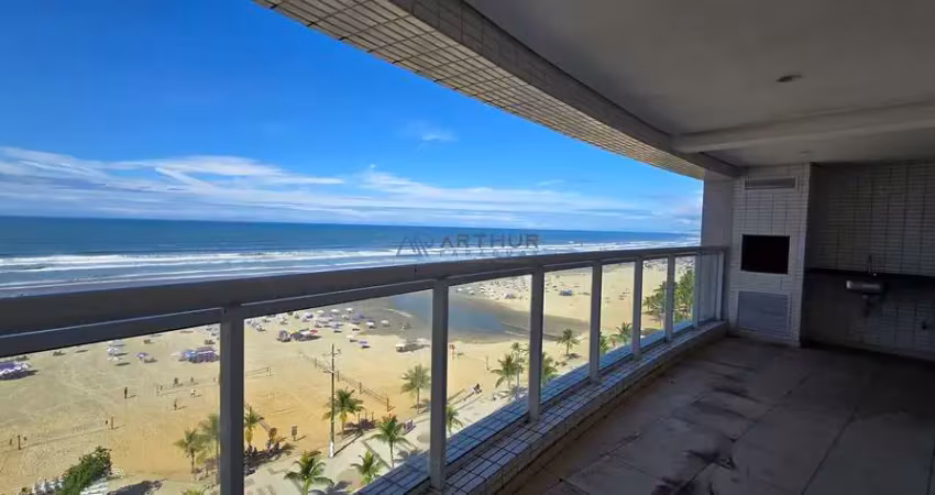 Apartamento Frente mar à venda, 3 dormitórios, 2 suítes e dependência completa