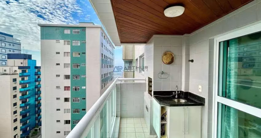 Apartamento à venda em praia grande na tupi vista mar