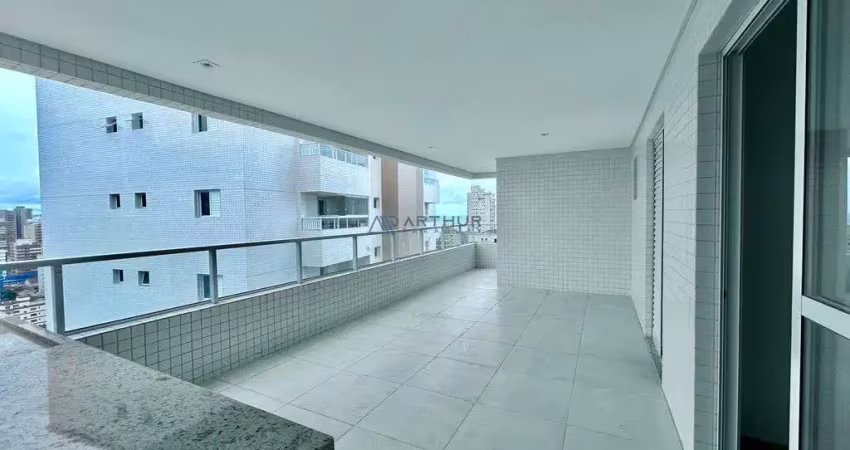 Apartamento à venda em praia grande com 03 suítes, 02 vagas e 127m