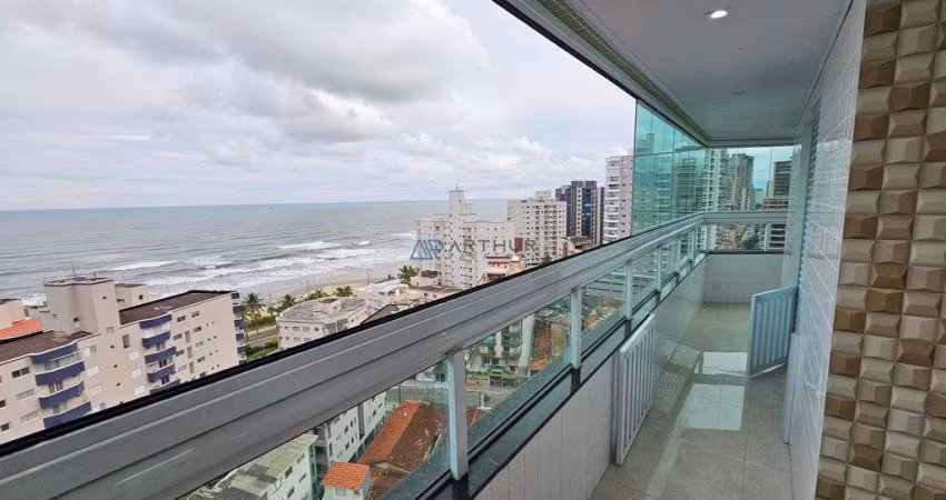 Apartamento à venda em Praia Grande no Caiçara com 2 quartos sendo 2 suítes