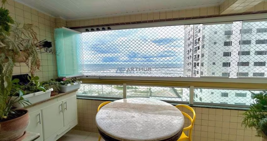 Apartamento à venda em Praia Grande com 3 suítes vista para o mar