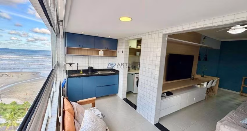 Apartamento à venda No Maracanã em Praia Grande, com 01 quarto sendo suíte