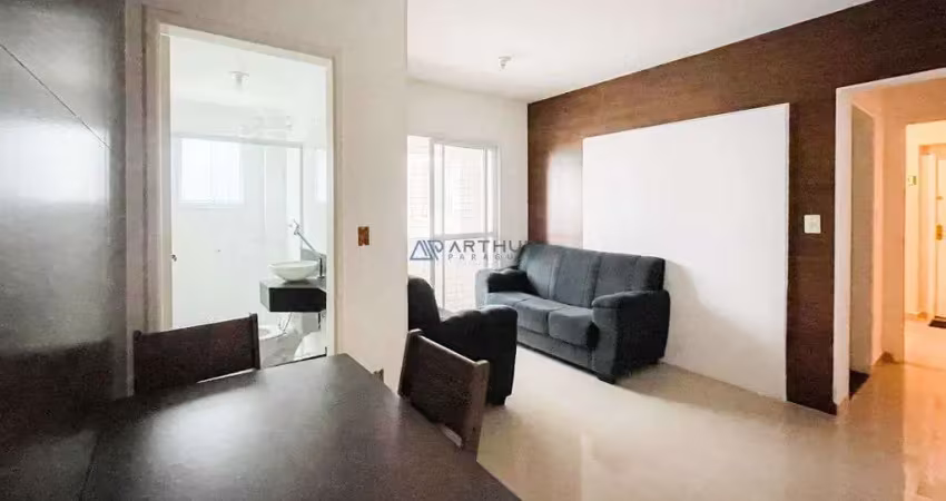 Apartamento  à venda em praia grande com 2 quartos, 2 banheiros, 1 vaga e 57m²