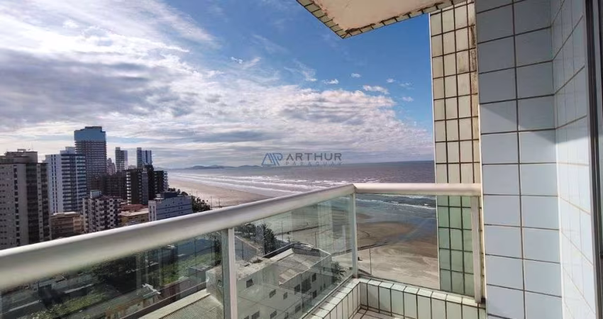 Apartamento à venda em Praia Grande com Vista livre Mar no Bairro  Maracanã