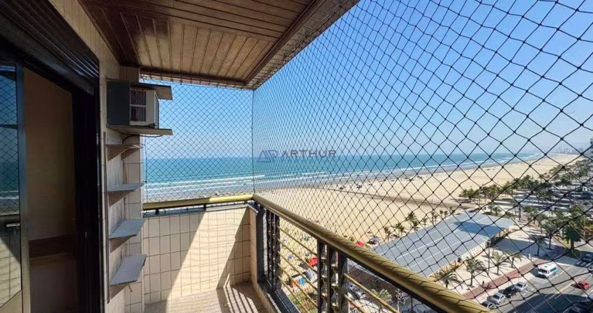 Apartamento à venda em Praia Grande, 2 quartos sendo uma suíte com vista Mar