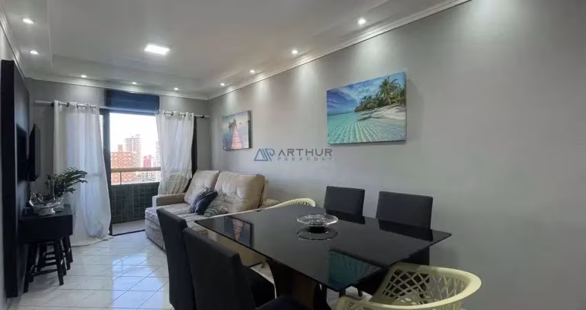 Apartamento  à venda em praia grande com 1 quarto, 1 banheiro, 1 vaga e 56m²