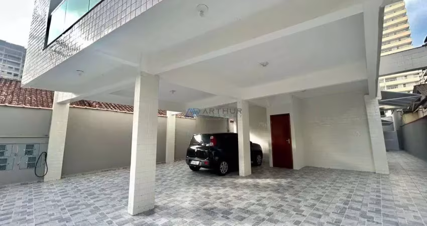 Casa sobreposta alta de condomínio à venda em praia grande no bairro da aviação