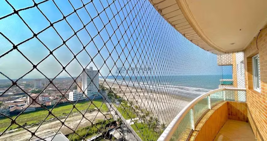 Apartamento à venda em praia grande frente mar com 1 dormitório e 1 vaga