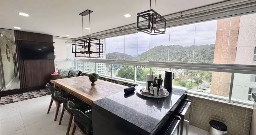 Apartamento à venda em praia grande no canto do forte com 3 suites