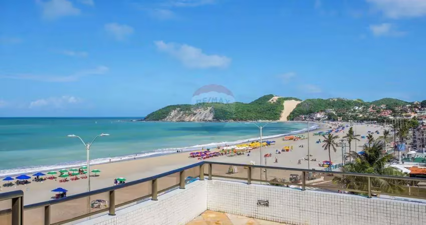 Apartamento garden pé na areia em ponta negra 1 suíte 48m² lazer e segurança 24h