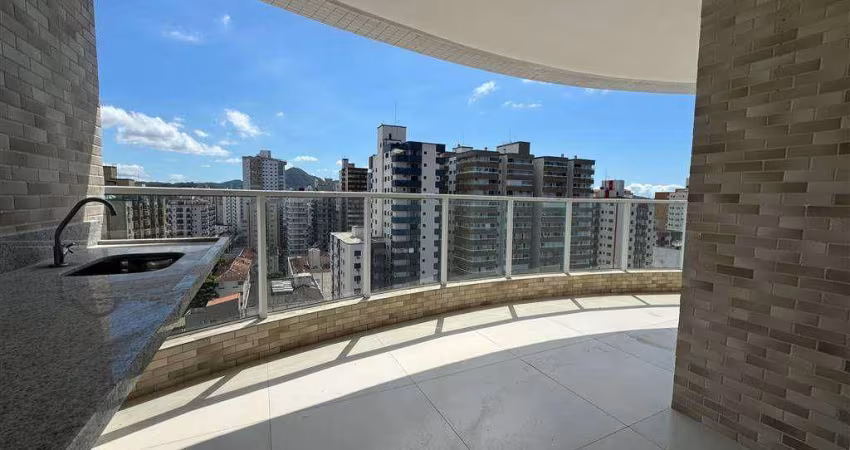 Apartamento alto padrão de 3 dorm(s) sendo 3 suítes na Guilhermina em Praia Grande.