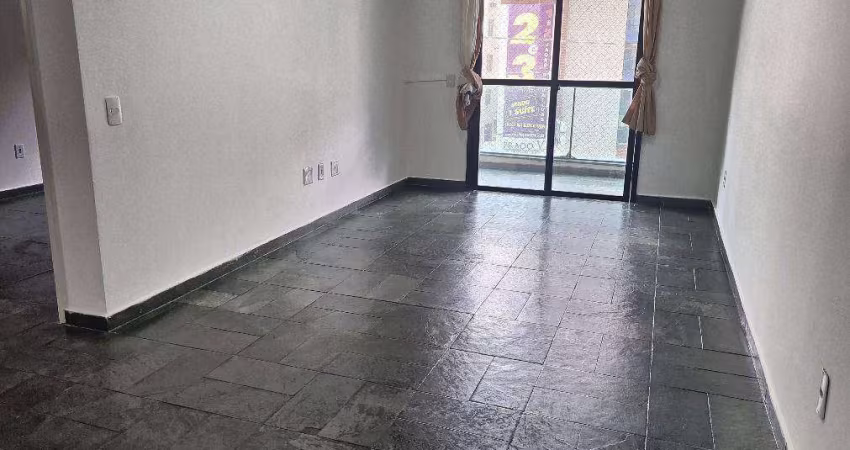 Apto de 1 dormitório com sacada, 56m², 1 vaga, Aviação em Praia Grande SP.