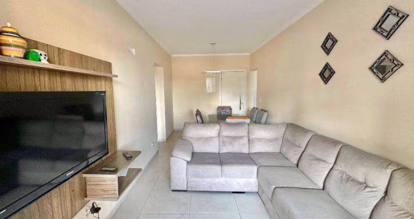 Apto de 2 dorm(s), sendo 1 suítes, 80 m², Porteira fechada , Guilhermina em Praia Grande- SP.