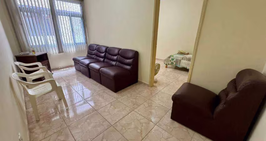 Apto de 1 dormitório, 42m², mobiliado, Forte em Praia Grande SP.