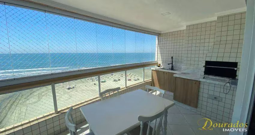 Apto alto padrão 3 dorm(s), sendo3 suíte, 2 vagas, vista frente mar, aviação em praia grande – sp