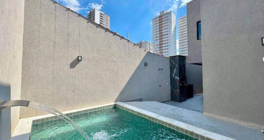 Sobrado com 3 dormitórios à venda, 160 m² por R$ 935.000 - Aviação - Praia Grande/SP
