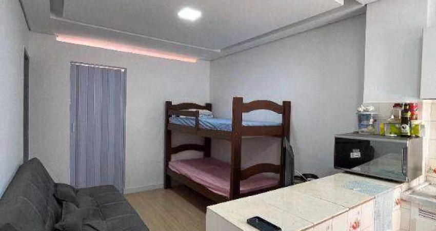 Kitnet com 1 dormitório à venda por R$ 180.000,00 - Aviação - Praia Grande/SP