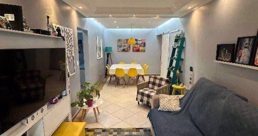 Apartamento com 2 dormitórios à venda, 86 m² por R$ 559.900,00 - Canto do Forte - Praia Grande/SP