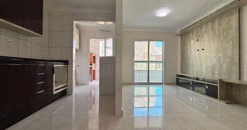 Apartamento com 2 dormitórios à venda, 80 m² por r$ 670.000,00 - caiçara - praia grande/sp