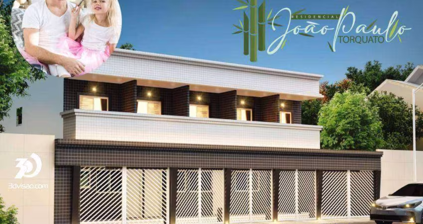 Casa com 2 dormitórios à venda, 62 m² por R$ 289.000 - Jardim Quietude - Praia Grande/SP