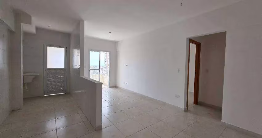 Apto em fase final de construção de 1 dormitório, com varanda gourmet - aviação em praia grande/sp