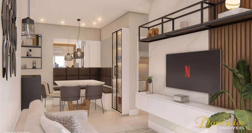 Apartamento com 2 dormitórios à venda, 61 m² por R$ 451.731 - Vila Guilhermina - Praia Grande/SP