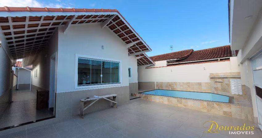 Casa Isolada com Piscina com 3 dorm(s), sendo 1 suíte + edícula no Real em Praia Grande SP.
