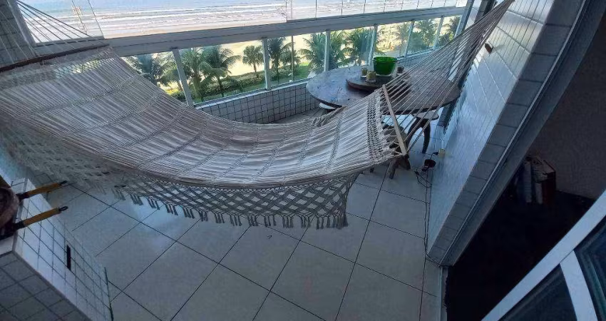 Apartamento de 2 dormitórios, sendo 1 Suíte, 86 m², vista frente mar em Praia Grande SP.