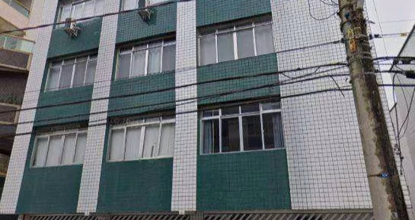 Kitnet dividida,  térrea, com 34 m², 30 metros da praia na Tupi em Praia Grande -SP