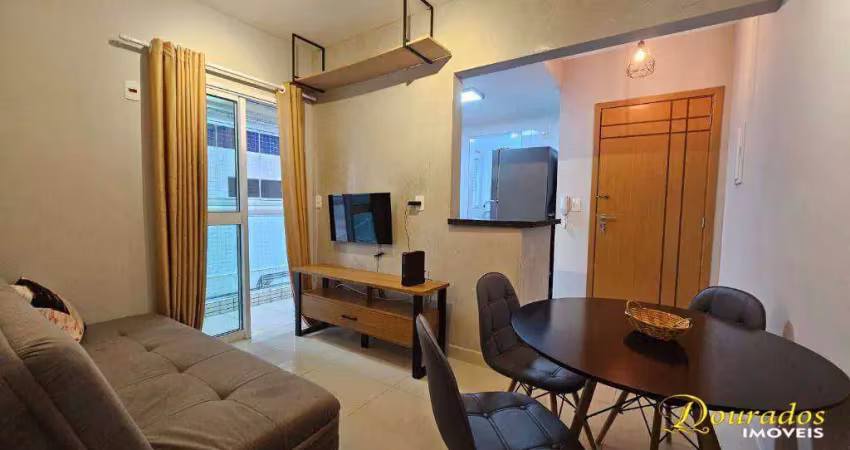 Apto garden 1 dormitório , 53m², mobiliado no forte em praia grande sp.