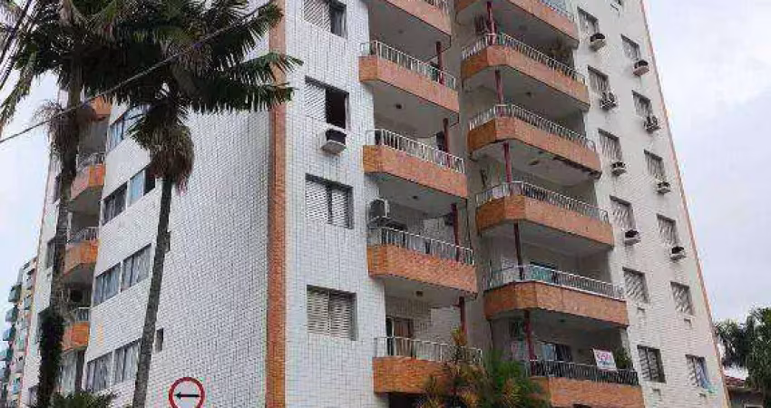 Apto de 1 dormitório com sacada, 54m², 1 vaga, na tupi em praia grande sp.