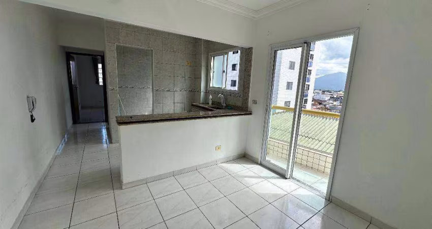 Apto de 1 dormitório com  sacada, lazer completo na Tupi em Praia Grande SP.