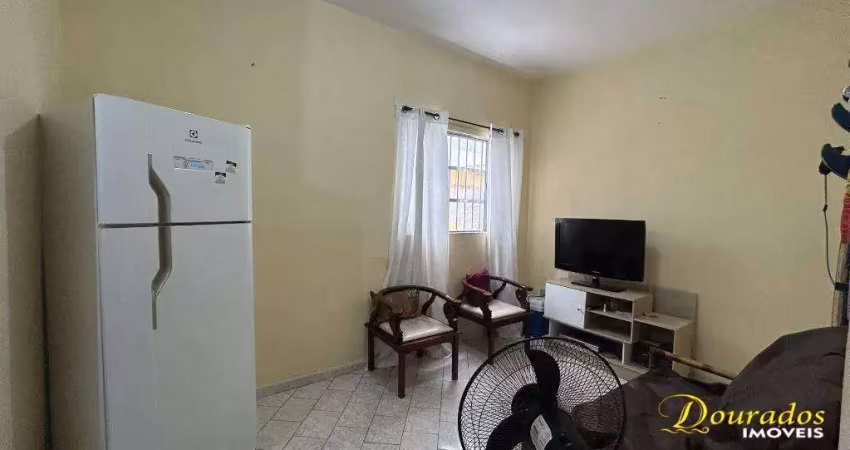 Apto de 1 dormitório, 1 vaga, andar térreo na aviação em praia grande sp.