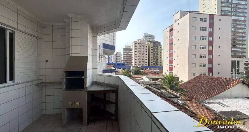Apartamento 1 dormitório (sendo 1 suíte), churrasqueira na sacada, 55m², 1 vaga, aviação em praia grande sp.