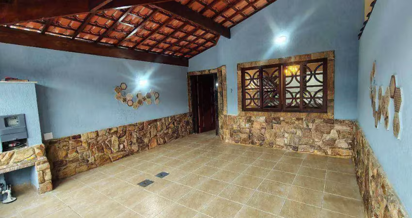 Casa geminada com  2 dormitórios, sendo 1 suíte, 103 m², 2 vagas no caiçara em praia grande - sp.