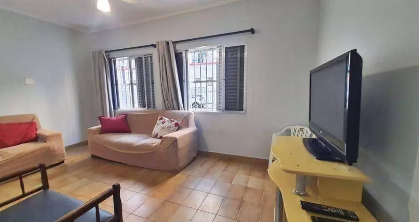 Apto  térreo de 1 dormitório com 51m² na tupi em praia grande sp.