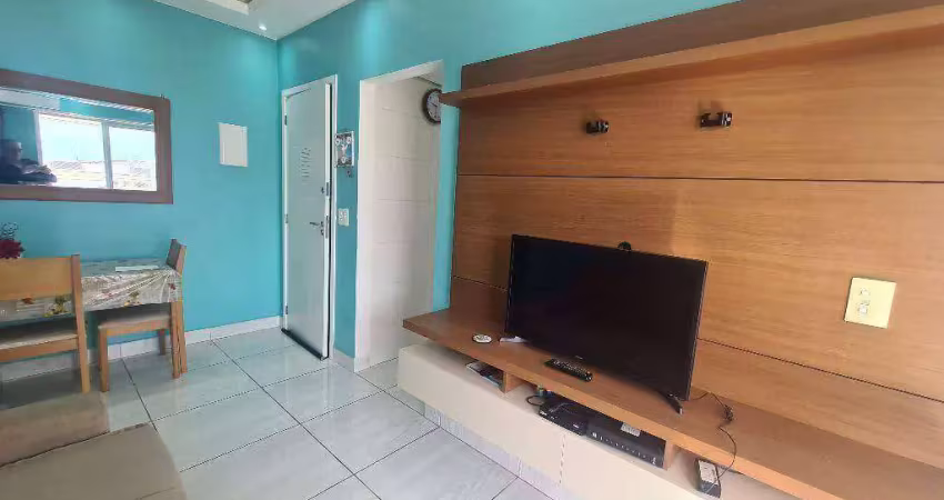 Apartamento mobiliado de 1 dormitório com sacada gourmet com churrasqueira na na aviação em praia grande - sp.