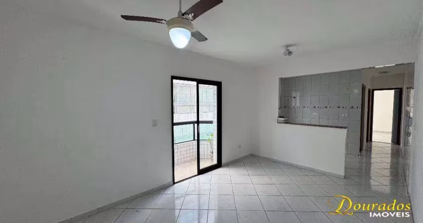Apto de 1 dormitório, sacada frente rua, 53m² , 1 vaga na guilhermina em praia grande sp.