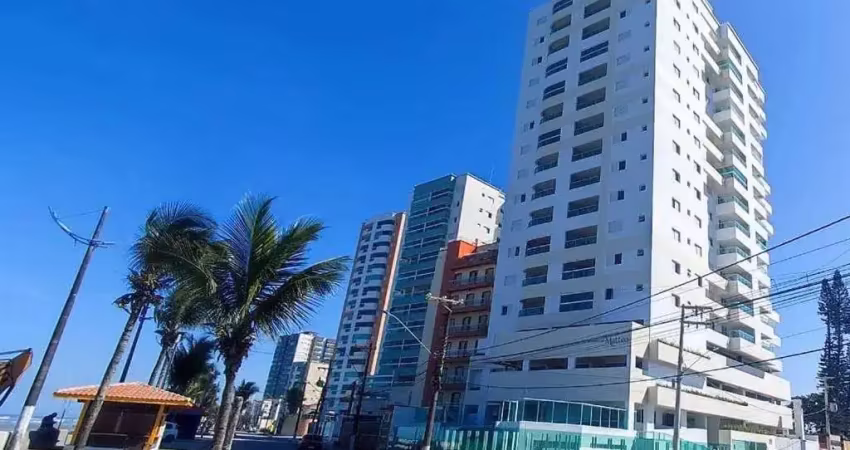Oportunidade - frente mar - apto novo de 2 dorm(s), sendo 1 suíte, 1 vaga em mongaguá.