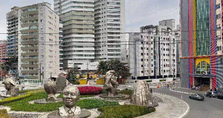 Apto de 1 dormitório, 45m², 1 vaga, excelente localização no boqueirão em praia grande sp.
