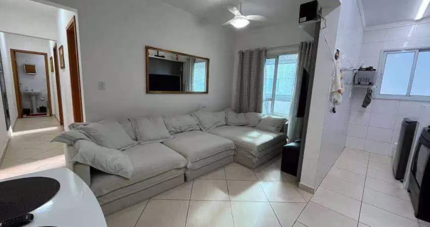Apto de 2 dorm(s), sendo 1 suíte, porteira fechada, guilhermina -praia grande sp.