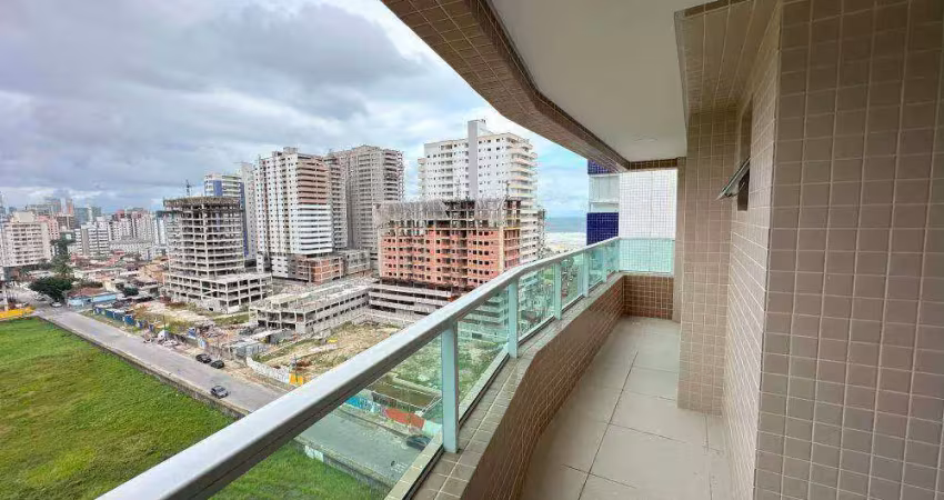 Apto de 3 dorm(s), sendo 3 suítes, 2 vagas, lazer completo com vista mar da aviação em praia grande sp.