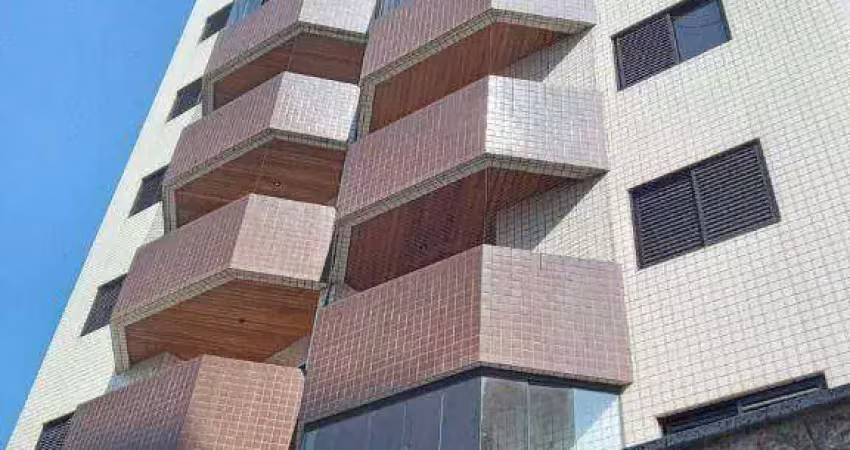 Apartamento com 1 dormitório à venda, 55 m² por r$ 300.000,00 - aviação - praia grande/sp
