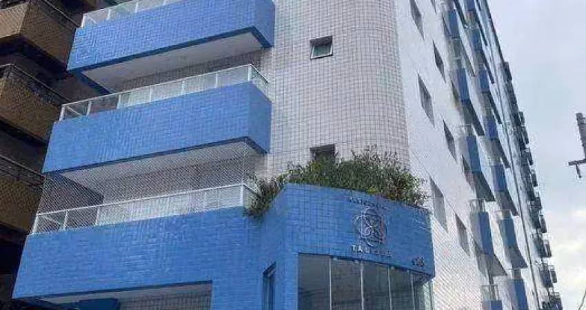 Apto 1 dormitório, 1 vaga, 50m², excelente localização na guilhermina em praia grande sp.