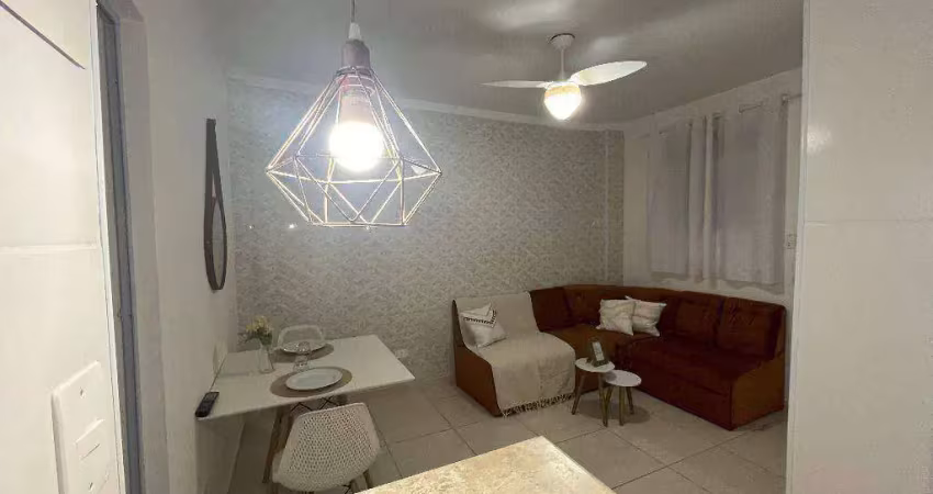 Apartamento com 1 dormitório à venda, 47 m² por r$ 270.000,00 - vila guilhermina - praia grande/sp