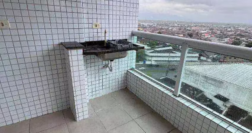 Apartamento com 2 dormitórios , sendo 1 suíte, 70 m²  - ocian - praia grande/sp