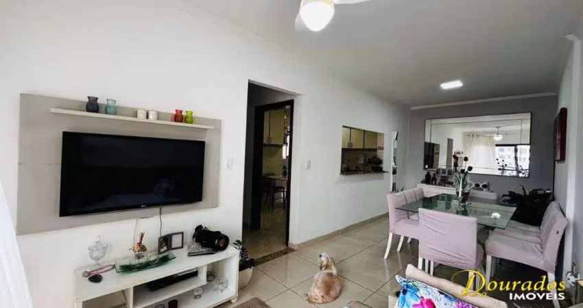 Apto de 2 dorm(s), sendo 1 suíte, com sacada e vista mar, tupi em praia grande sp.