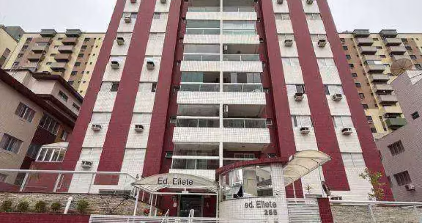 Apto de 2 dormitórios, sendo 1 suíte com sacada, no canto do forte em praia grande sp.