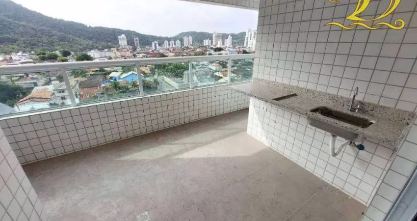 Apartamento com 2 dormitórios à venda, 88 m² por r$ 790.000,00 - canto do forte - praia grande/sp